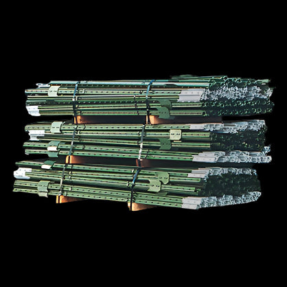 T-Post - 1.33 - Green/Silver - 6'