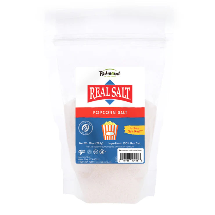 Real Salt Popcorn Salt - 10oz Bag