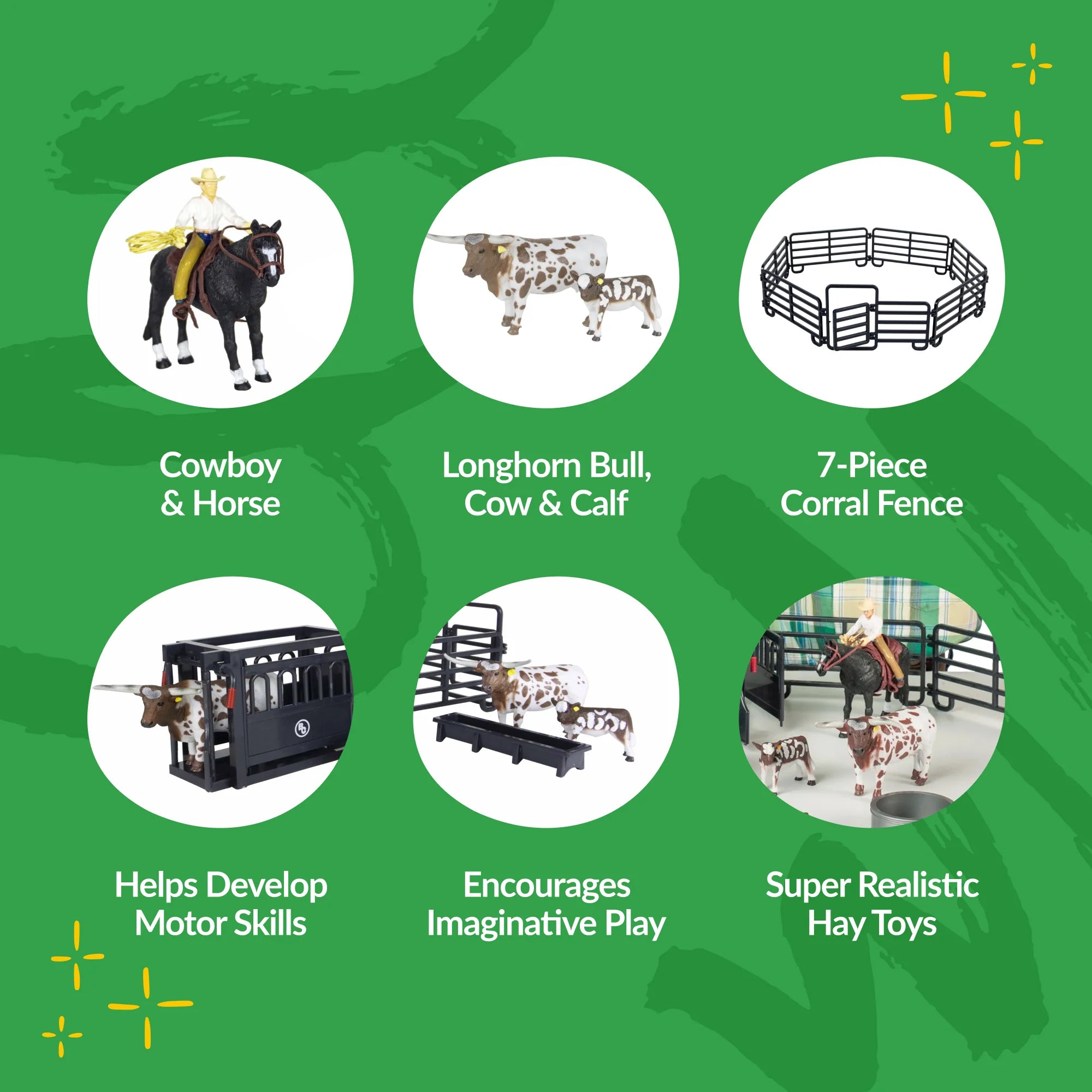 Big Country Toys 16- Piece Large Ranch Set - 418