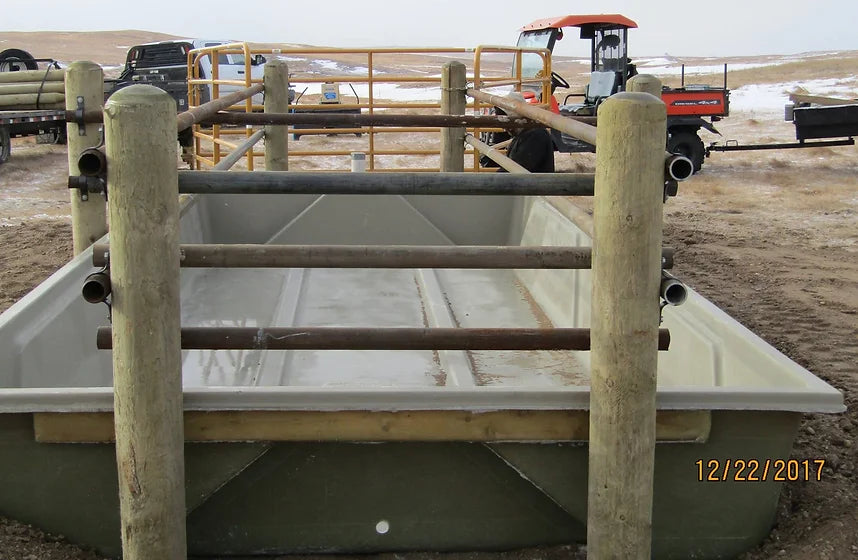 Bul-Tuf 7' x 14' Fiberglass Water Tank - 1243 Gallons - T-13 Super