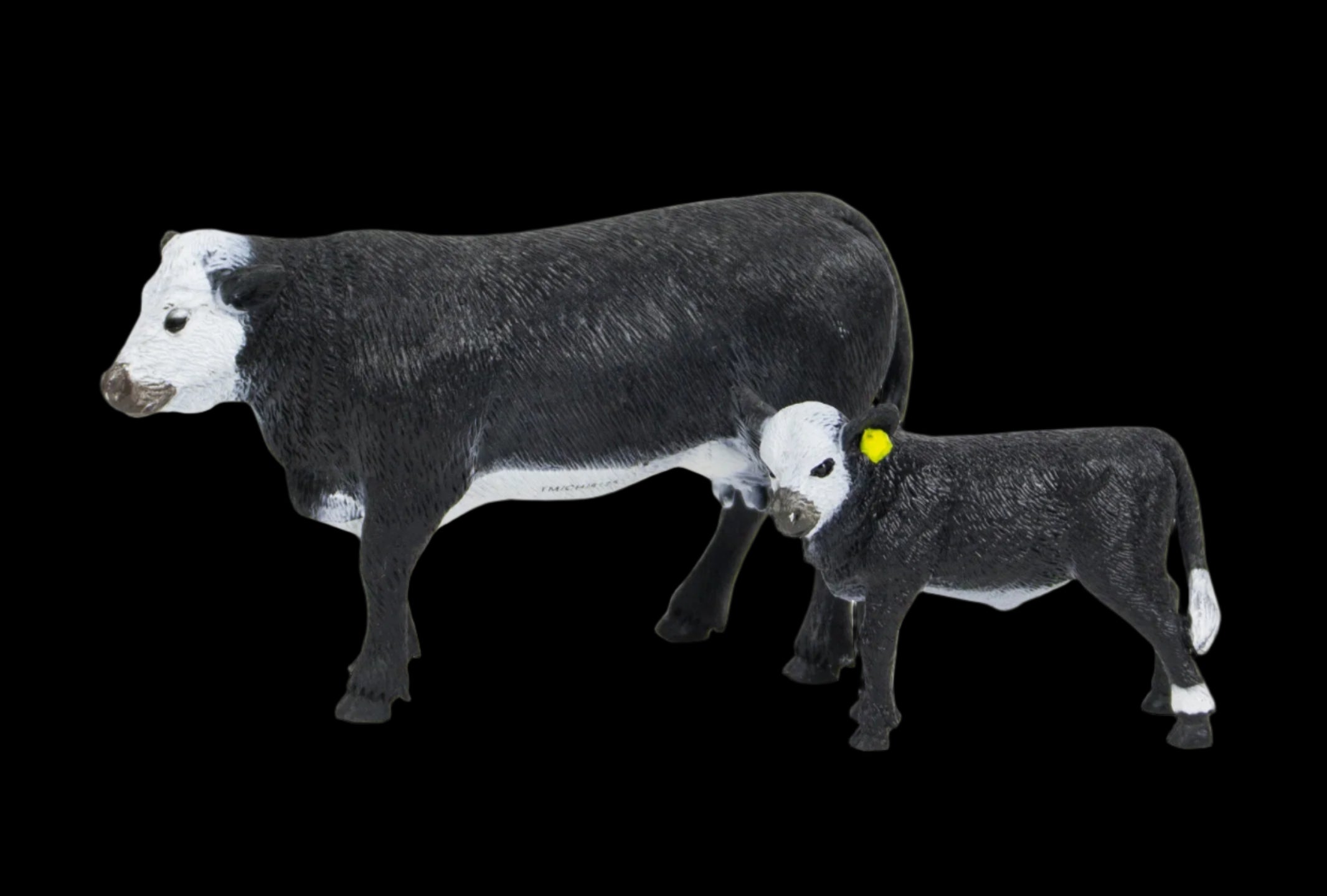 Big Country Toys Black Baldy Cow & Calf -429
