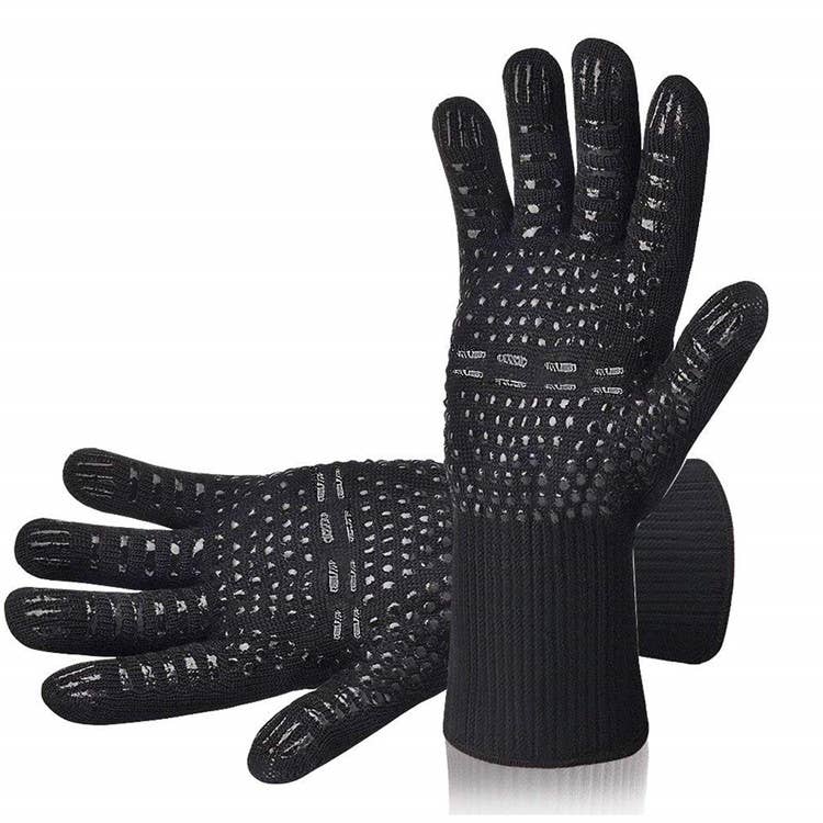 BBQ Grill Gloves Cut & 932°F Heat Resistant Gloves