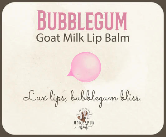 HomeSpun Chick Goat Milk Lip Balm - .15 oz Tube