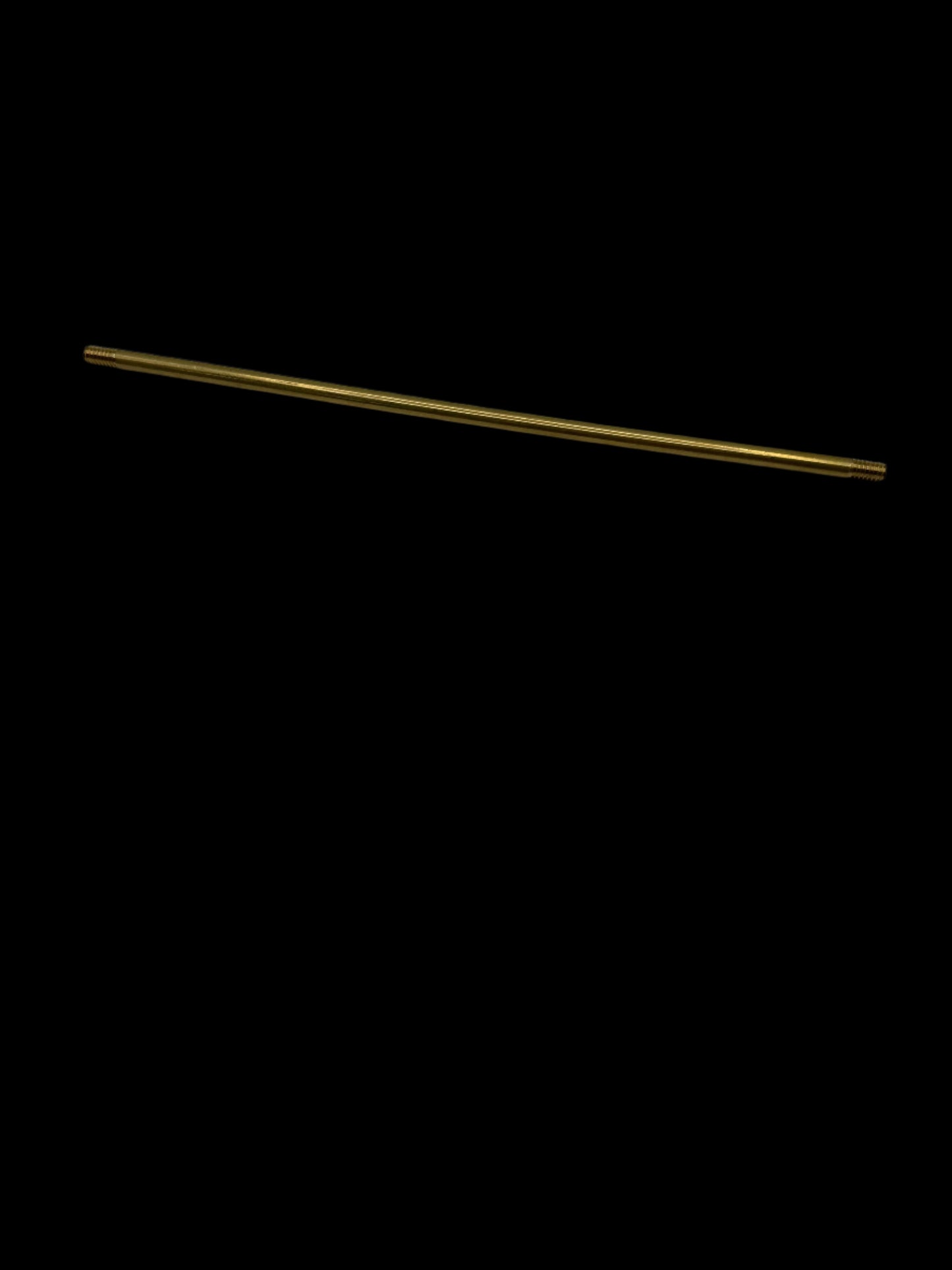 BOB Brass Rod w/threads at both ends - R450-1-10