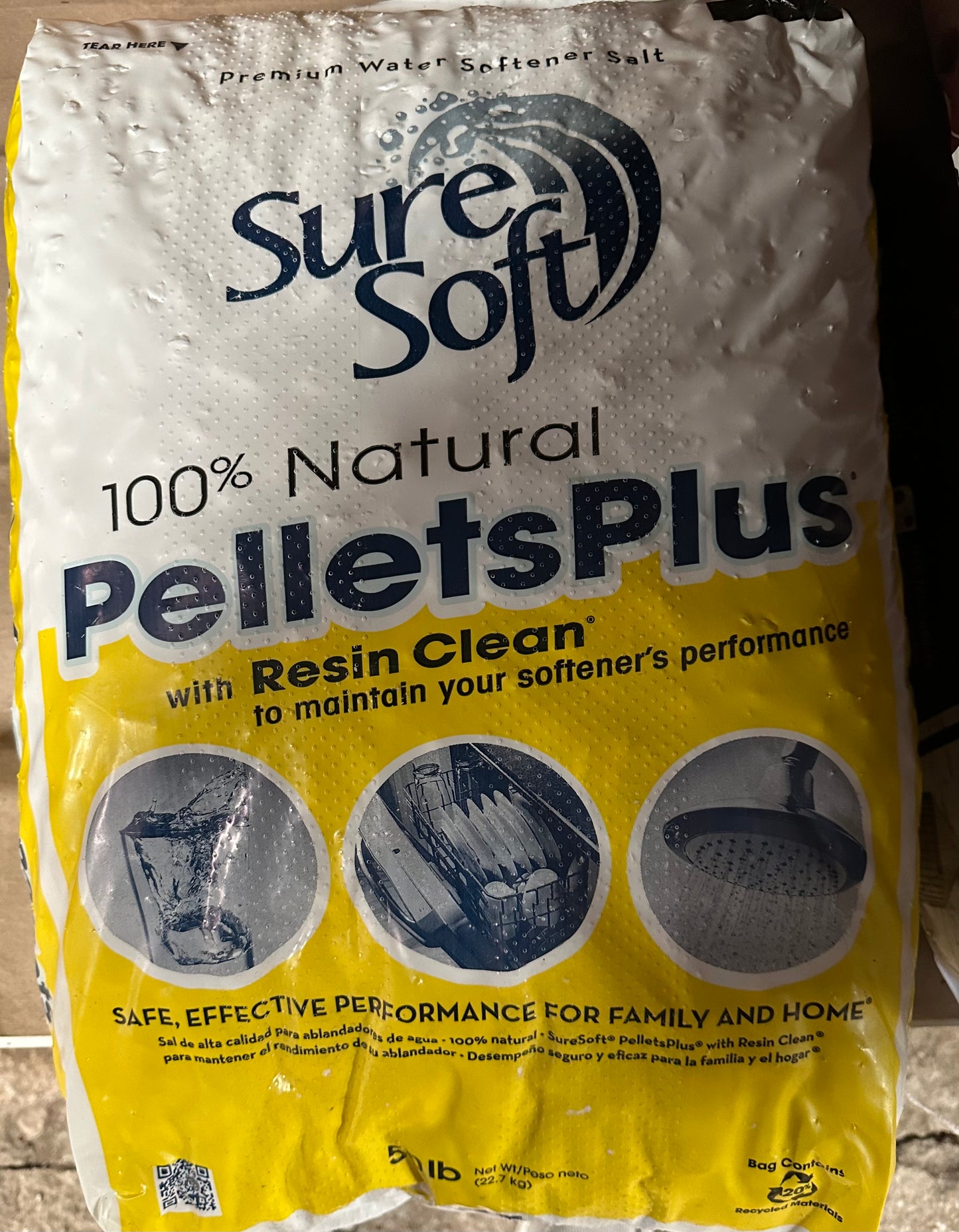 Water Softener Salt Pellets