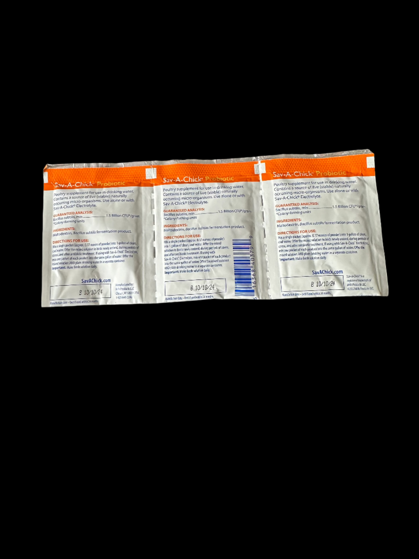 Chick Probiotic Supplement Strip - 3 Count