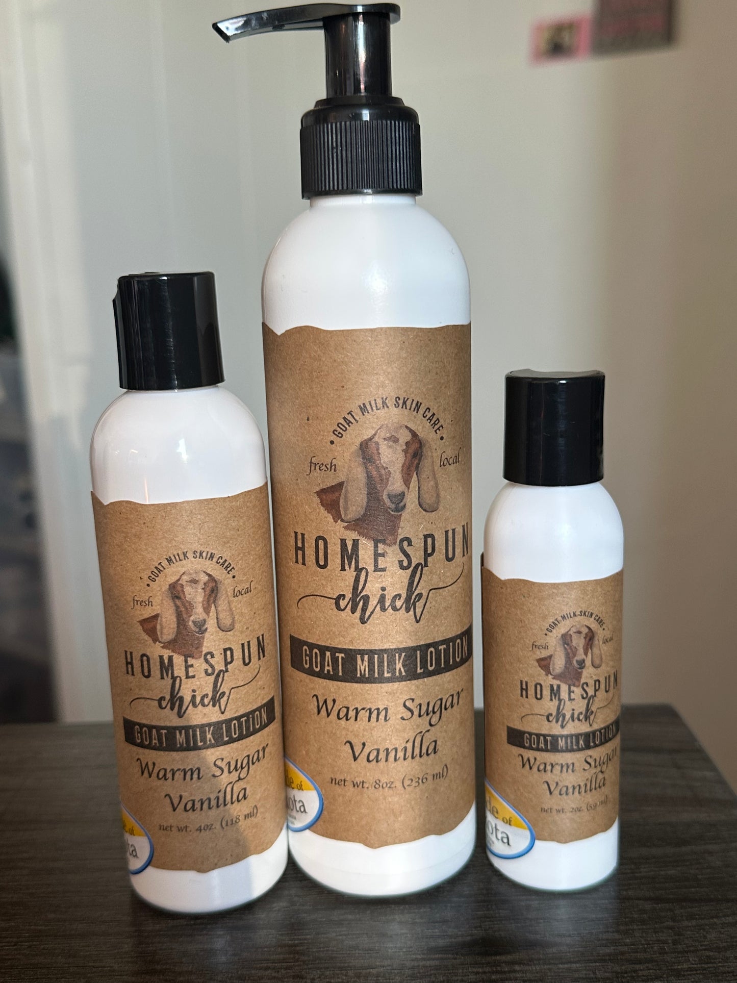 HomeSpun Chick Goat Milk Lotion - 4 oz