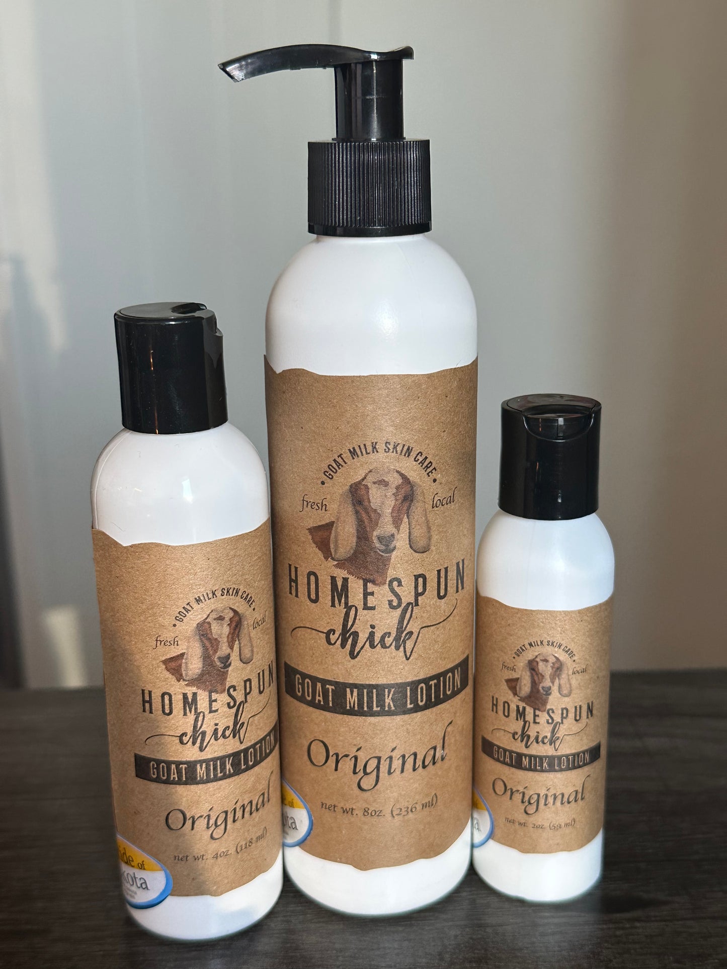 HomeSpun Chick Goat Milk Lotion - 8 oz