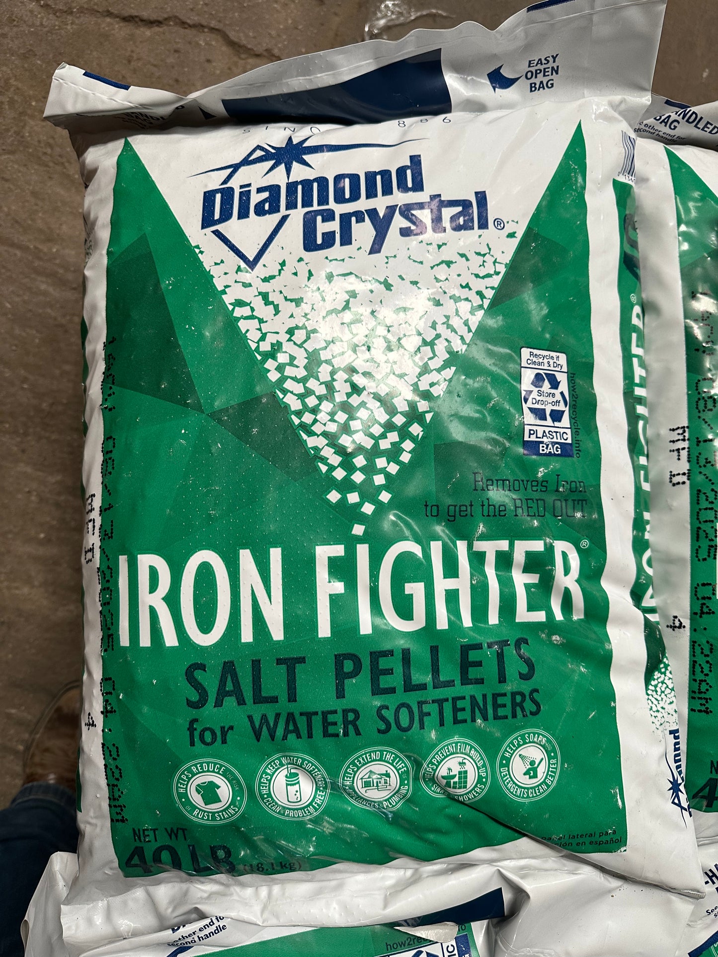 Water Softener Salt Pellets - Iron Fighter