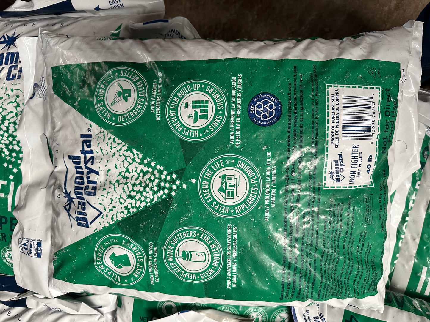 Water Softener Salt Pellets - Iron Fighter
