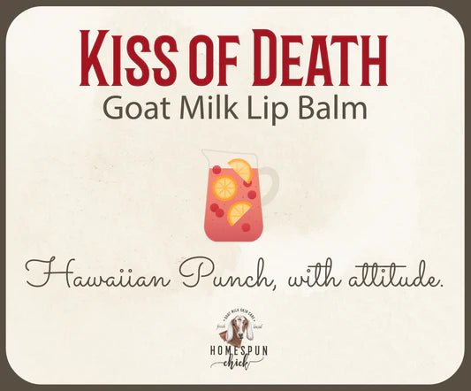 HomeSpun Chick Goat Milk Lip Balm - .15 oz Tube