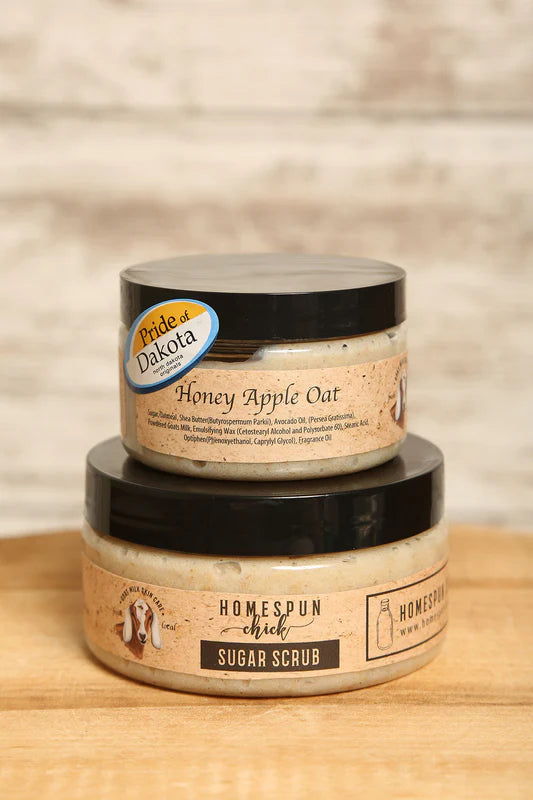 HomeSpun Chick Goat Milk Sugar Scrub - 4 oz