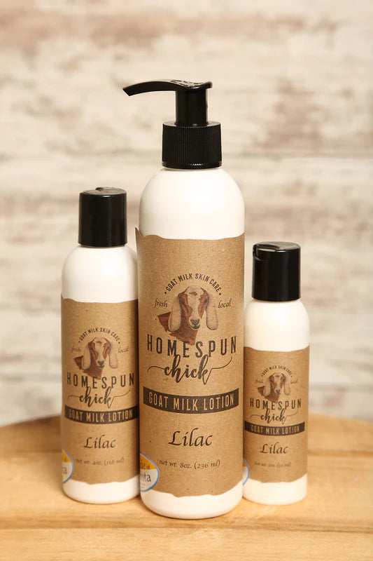 HomeSpun Chick Goat Milk Lotion - 8 oz
