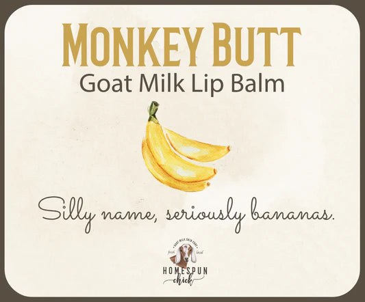 HomeSpun Chick Goat Milk Lip Balm - .15 oz Tube