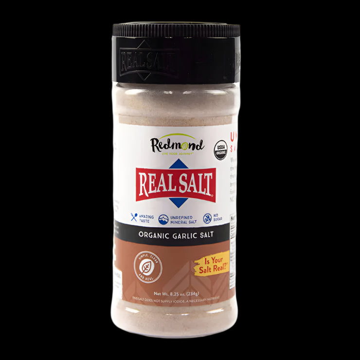 Real Salt Garlic Salt - 8.25 oz Shaker