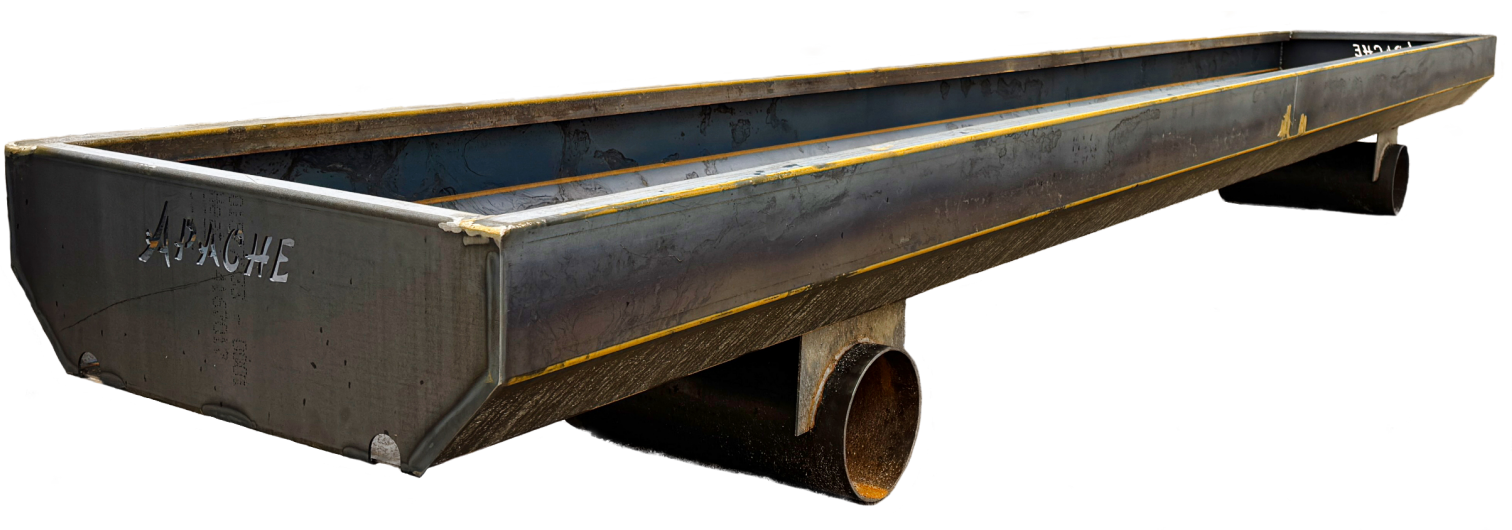 Apache Feed Bunk On Skids - 12" x 36" x 20'