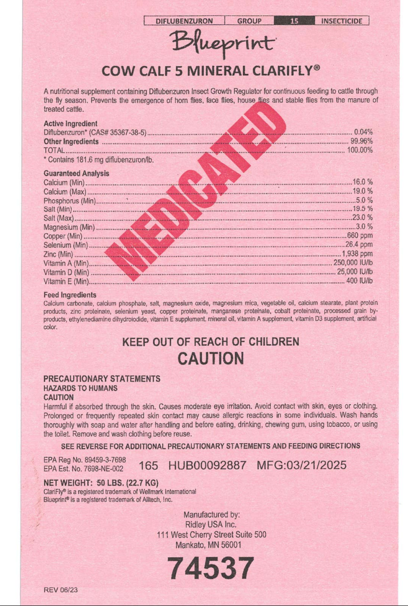 Blueprint Cow Calf 5 Clarify DBZ.04 Mineral