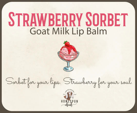 HomeSpun Chick Goat Milk Lip Balm - .15 oz Tube
