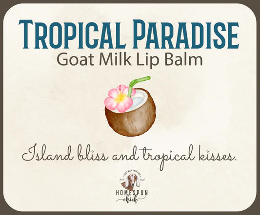 HomeSpun Chick Goat Milk Lip Balm - .15 oz Tube