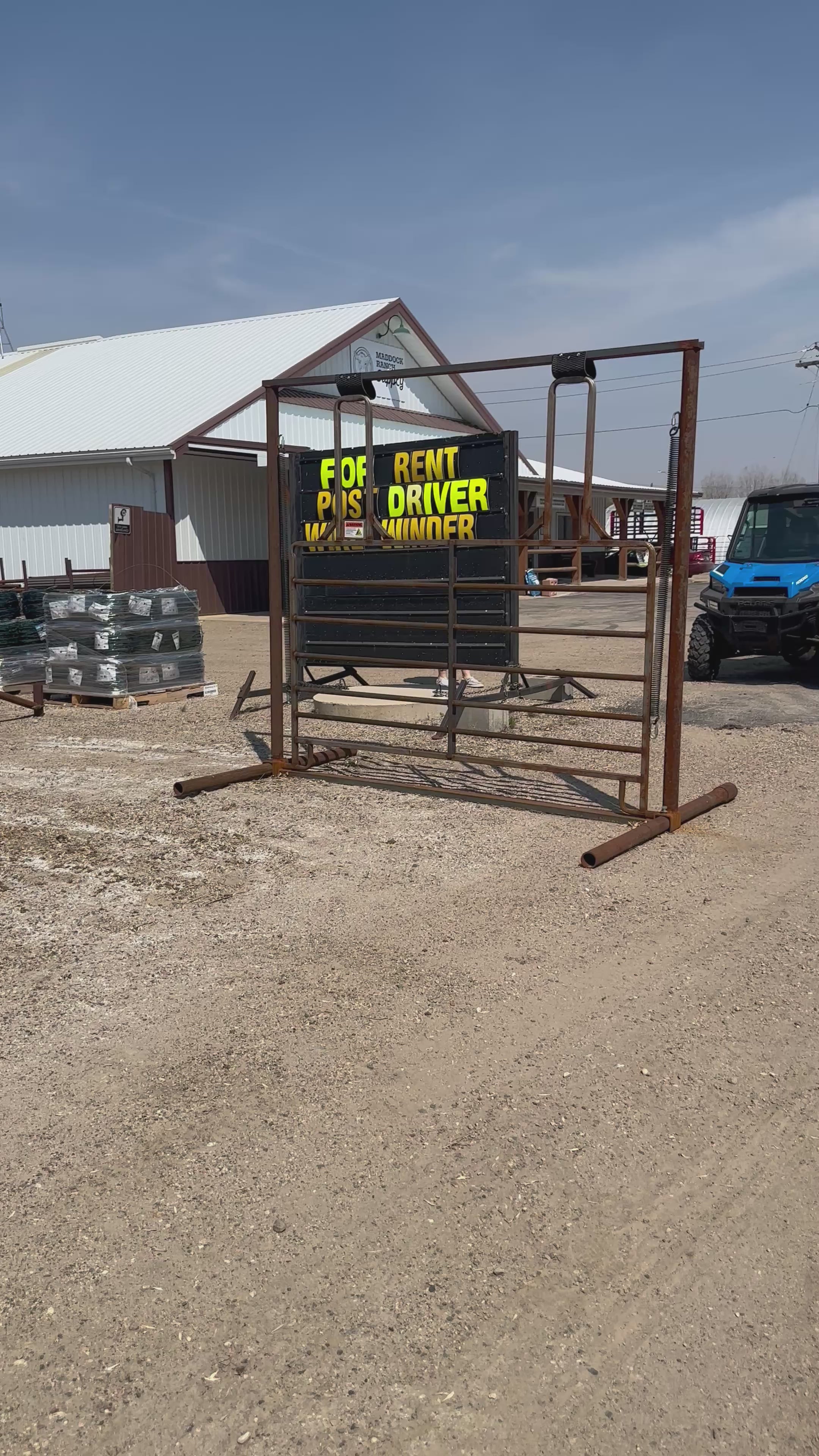 ATV/UTV Drive Over Gate