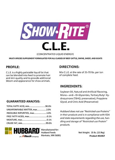 CLE Liquid Oil - 5 Gallon - 35LB