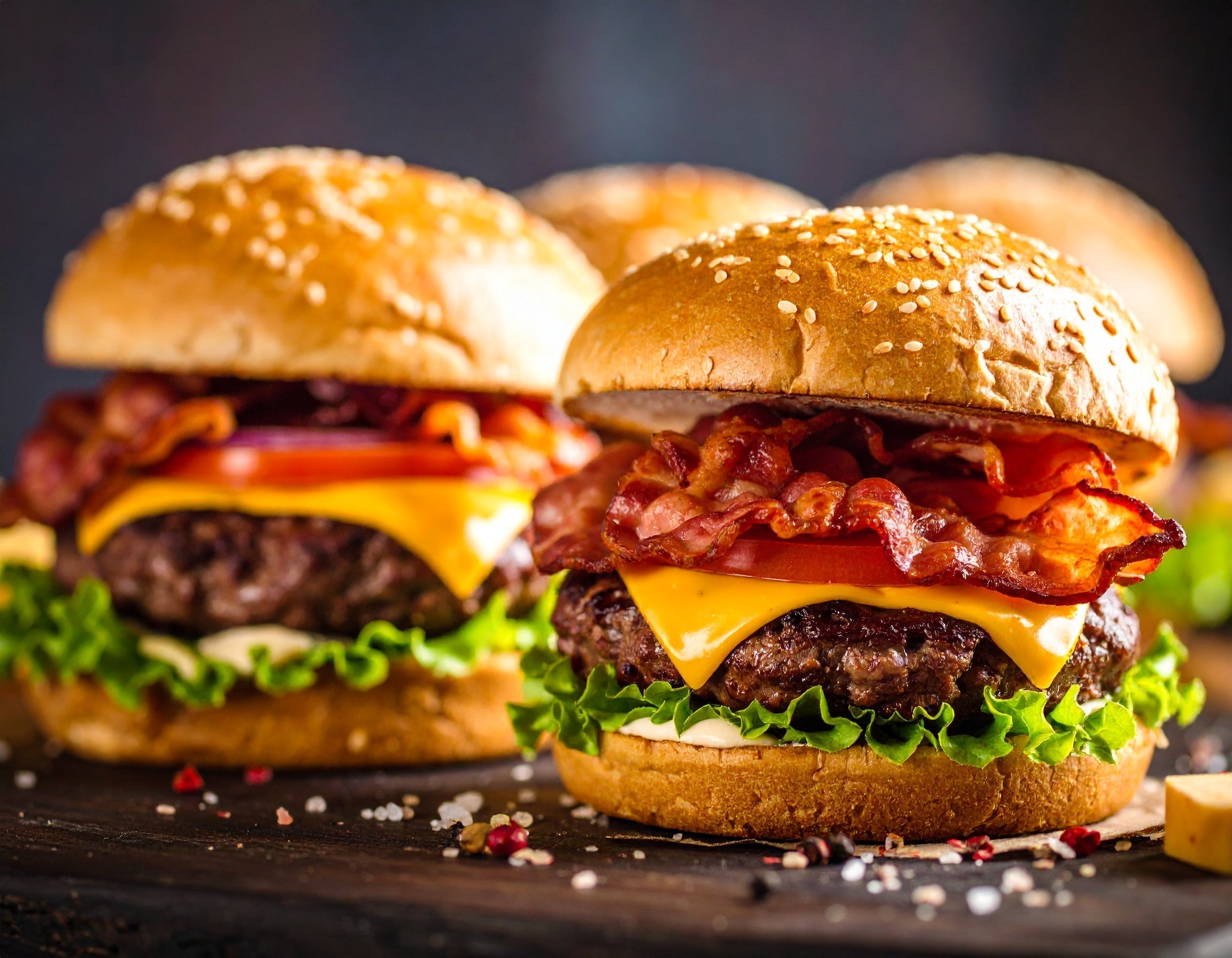 All-American BBQ Bacon Cheeseburgers