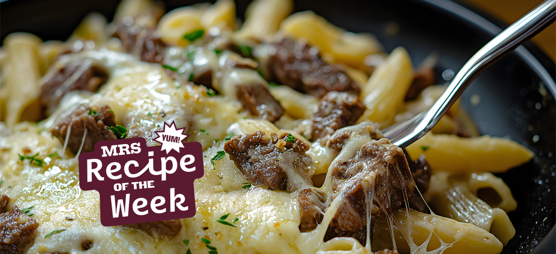 RECIPE OF THE WEEK: PHILLY CHEESESTEAK PASTA BAKE