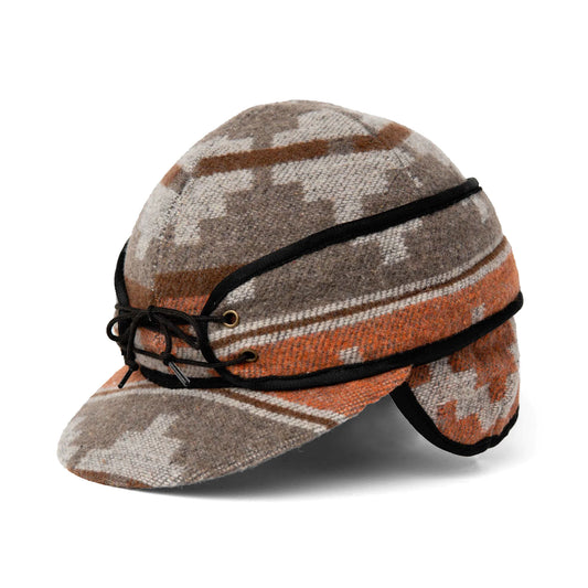 Crown Cap - Railroad Cap Navajo - Orange