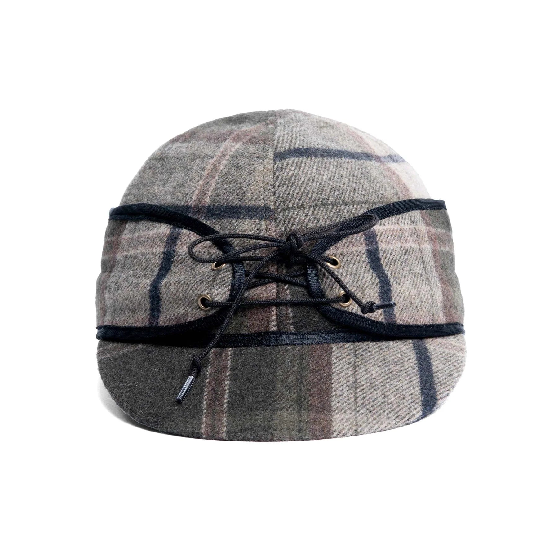 Crown Cap - Railroad Front Lace - Woodland Plaid