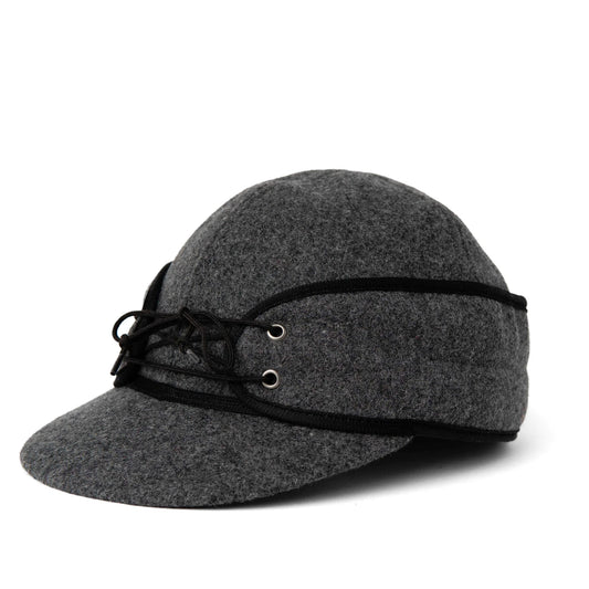 Crown Cap - Railroad Front Lace - Charcoal