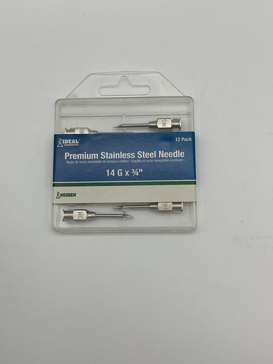 14ga x 3/4"  SS Needles