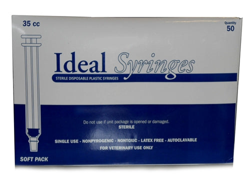 Ideal Disposable Syringes Luer lock - Box of 100