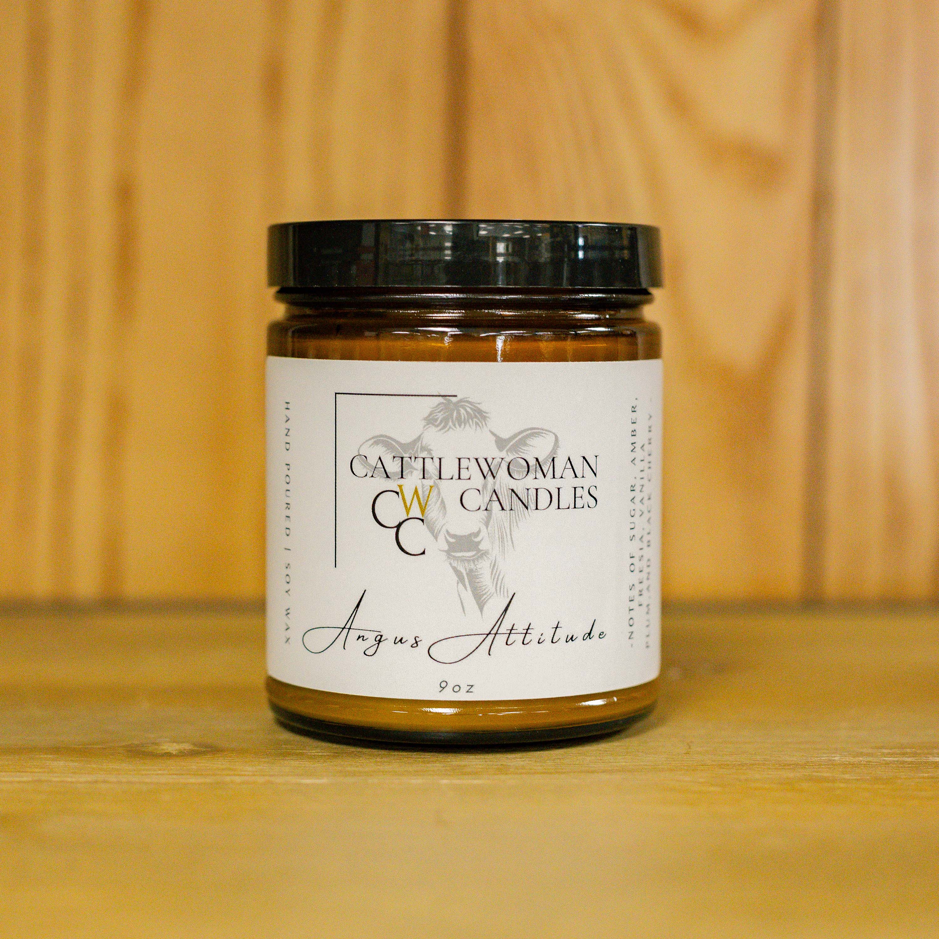 CattleWoman Candles - Angus Attitude