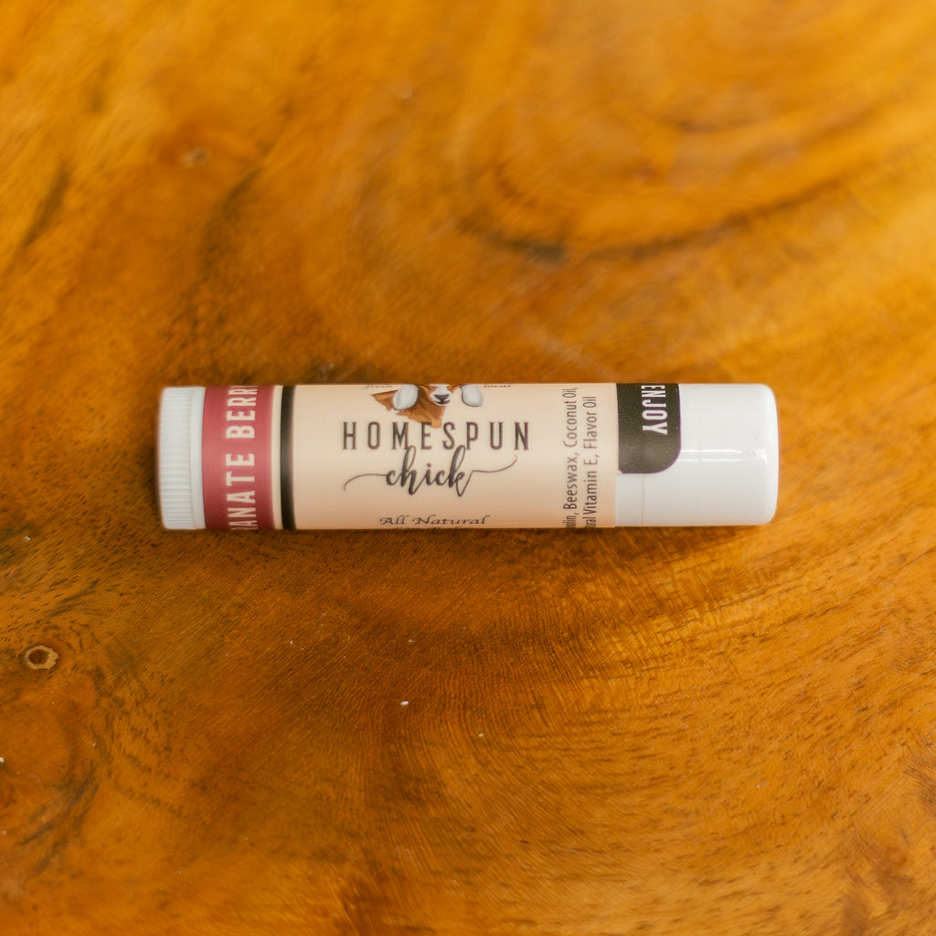 HomeSpun Chick Goat Milk Lip Balm - .15 oz Tube