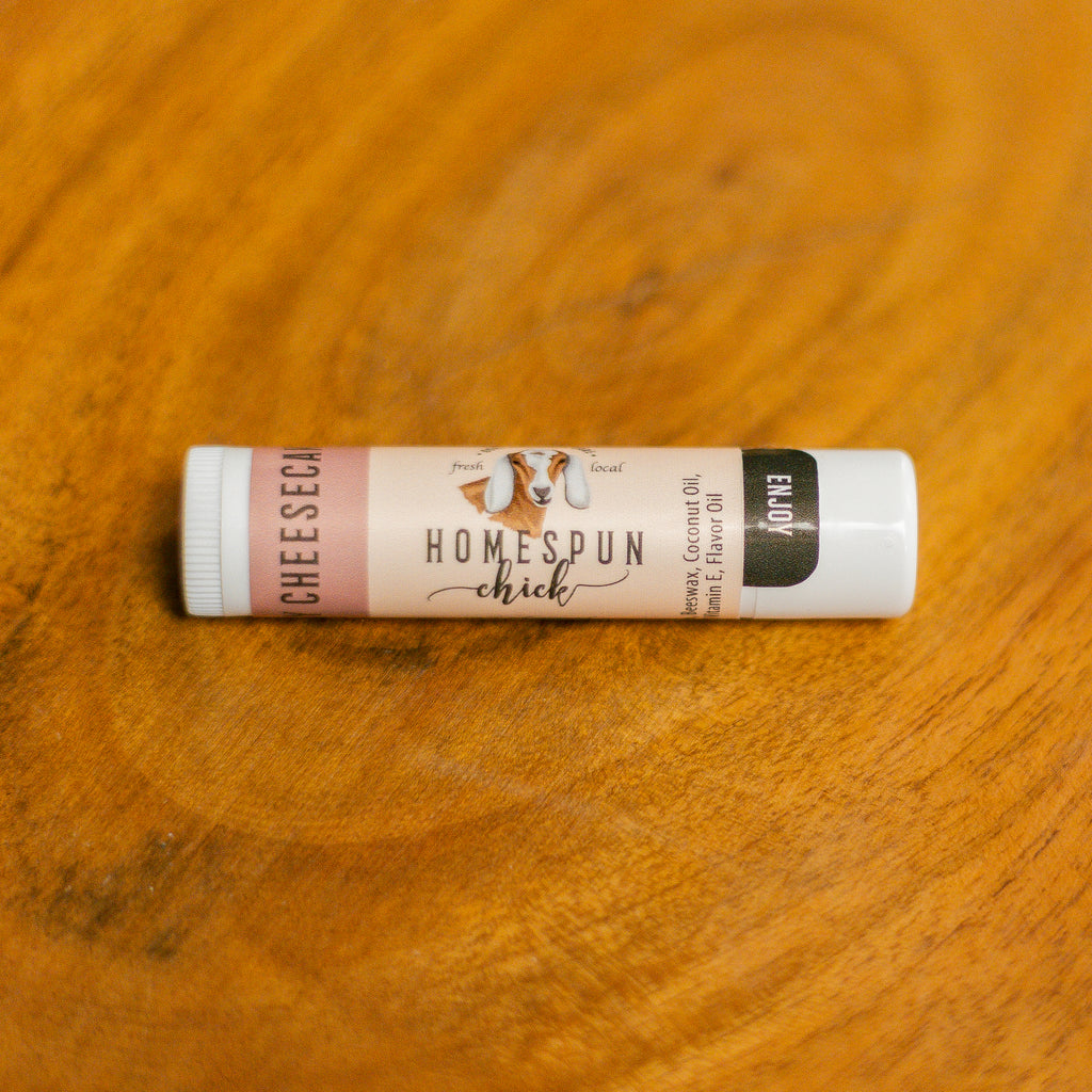HomeSpun Chick Goat Milk Lip Balm - .15 oz Tube