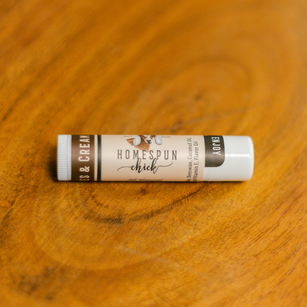 HomeSpun Chick Goat Milk Lip Balm - .15 oz Tube