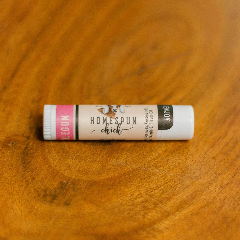 HomeSpun Chick Goat Milk Lip Balm - .15 oz Tube