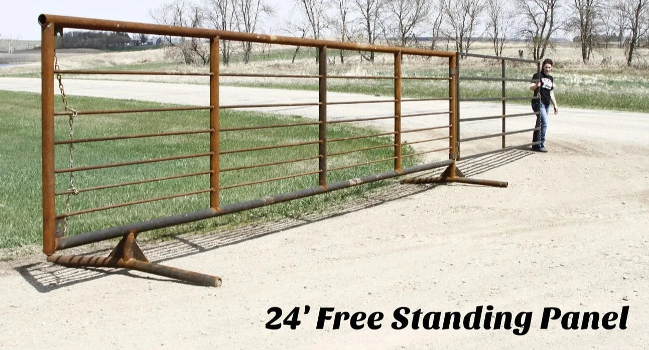 Double J - 24' Free Standing Panel w/16' Gate