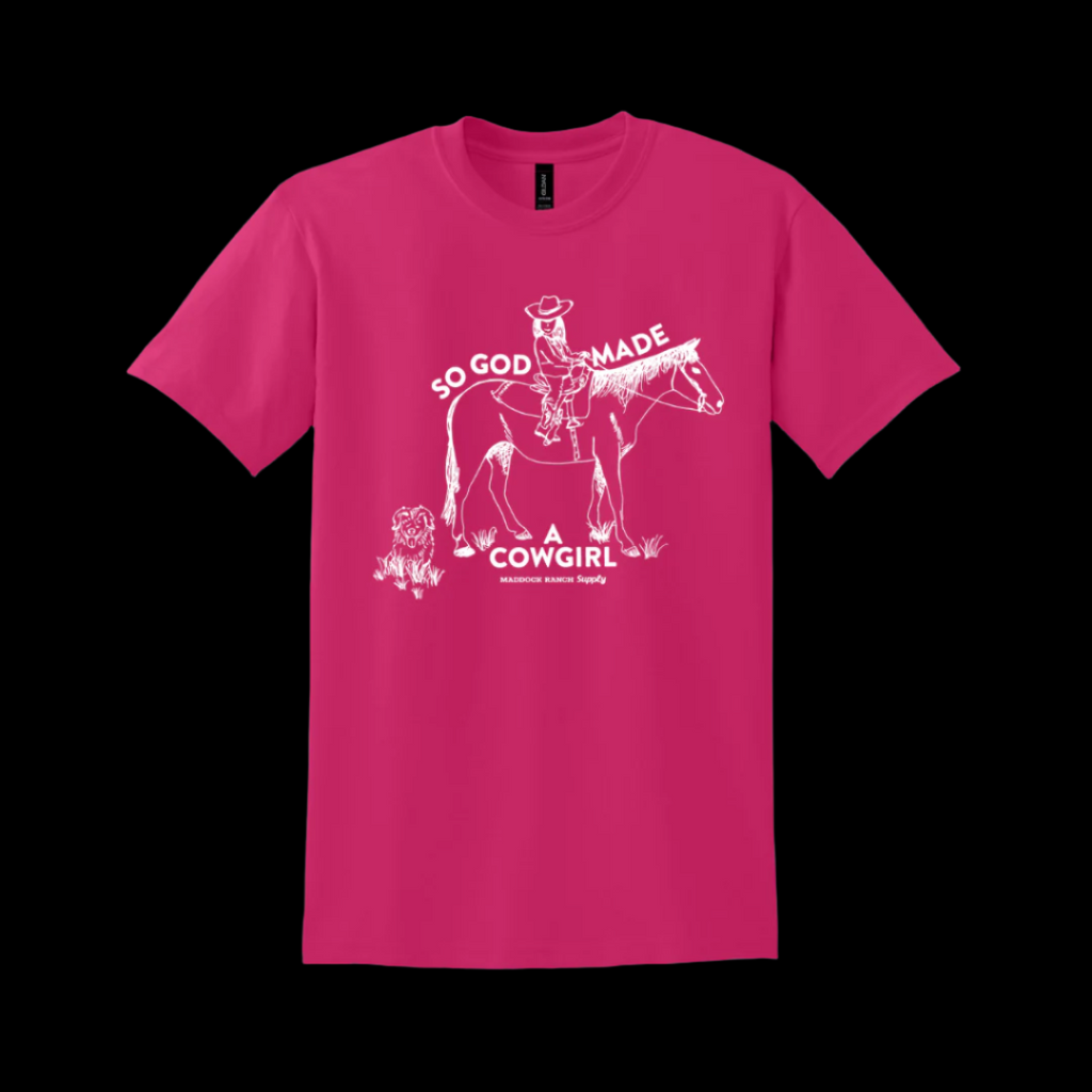 MRS God Made a Cowgirl Youth Tee