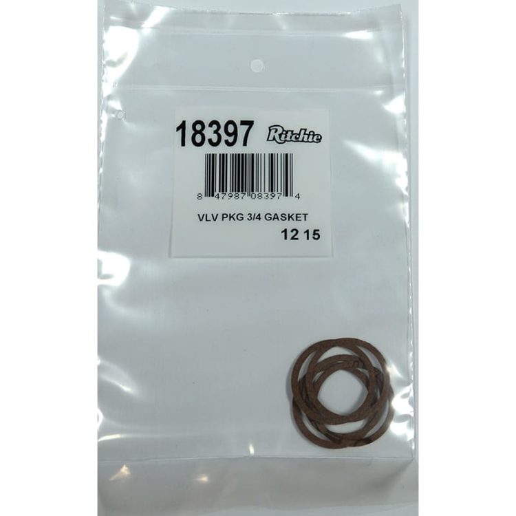 #18397 - Ritchie 3/4" Gasket