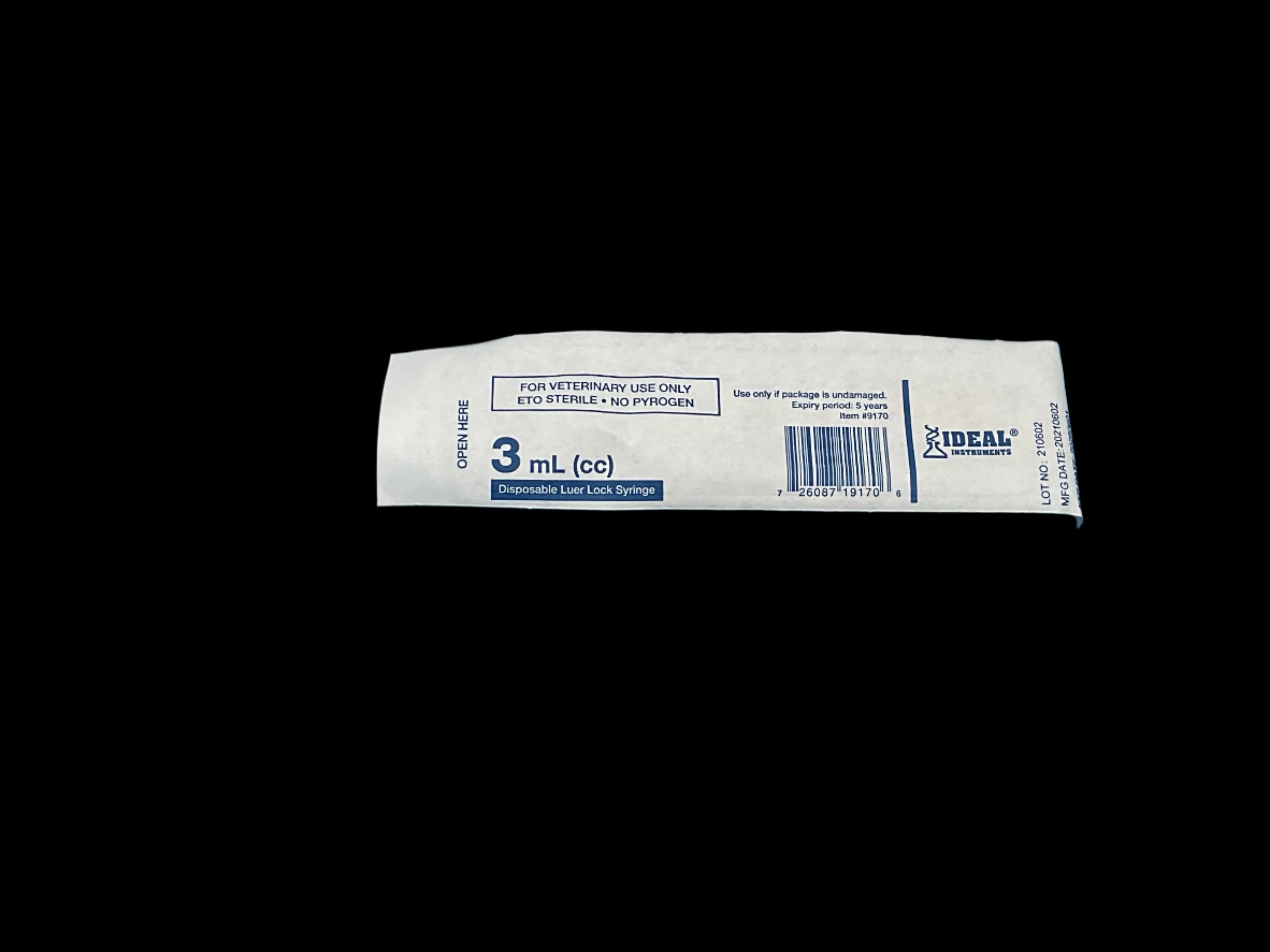 Ideal Disposable Syringes Luer Lock - Individual