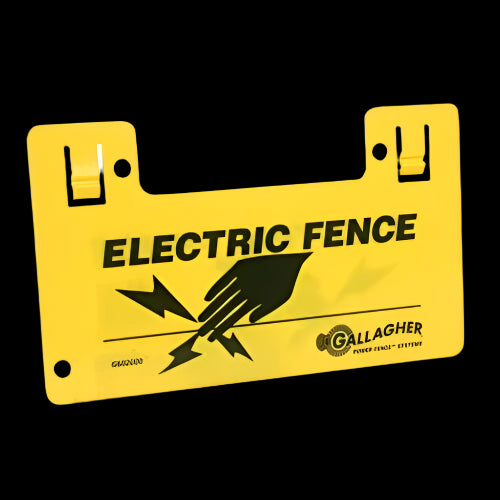 Gallagher Yellow Warning Sign - G602404