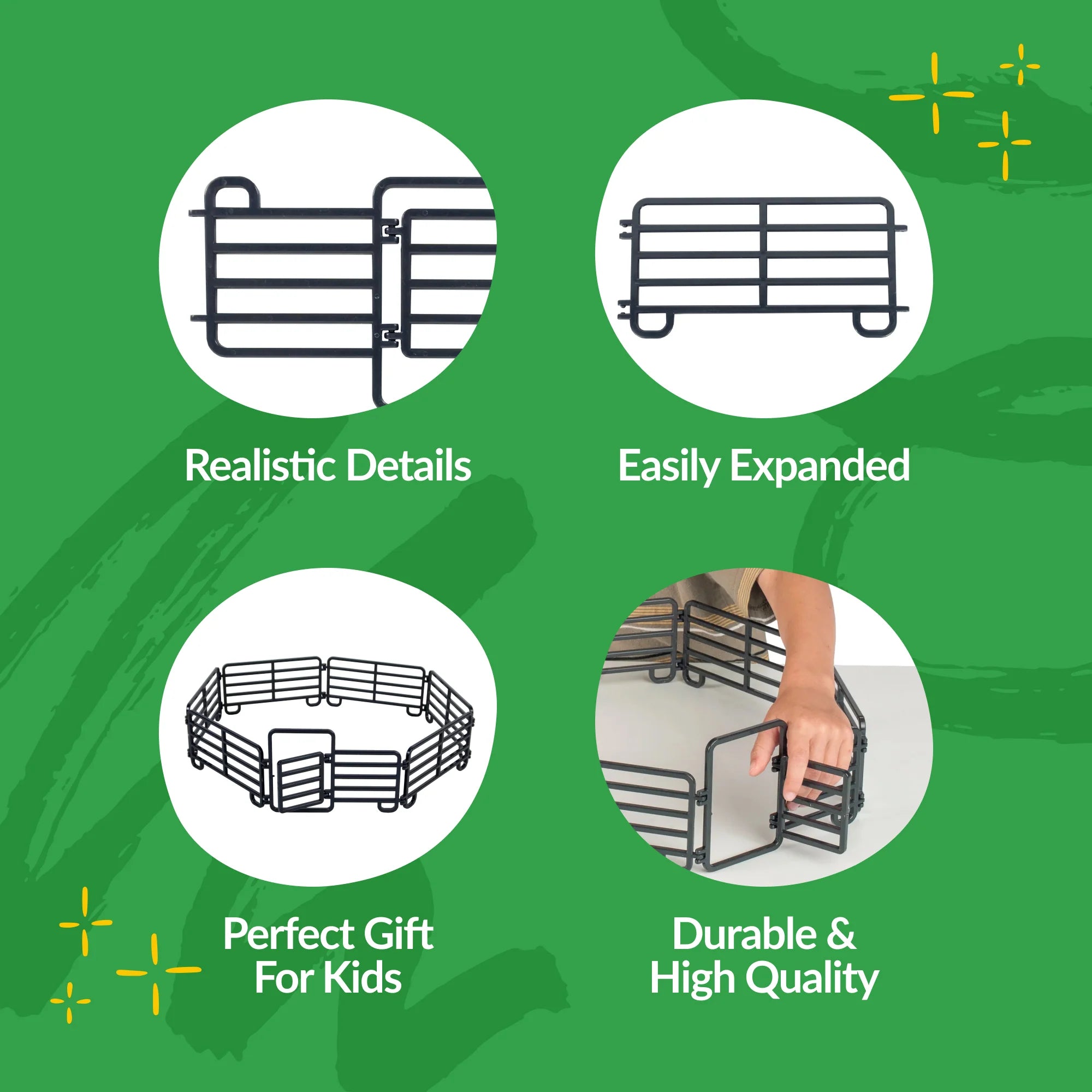 Big Country Toys 7-Piece Corral Fence - #414