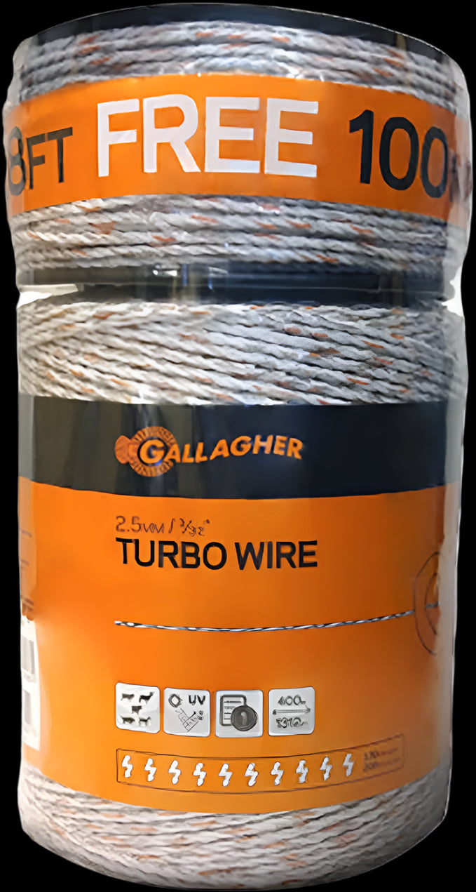 Gallagher 1312'+338 Free - 3/32", 2.5mm Turbo Wire - G620564