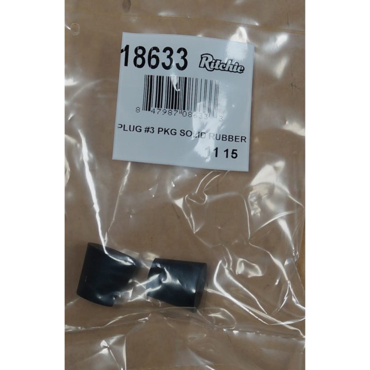 Ritchie Plug #3 Solid Rubber - 18633