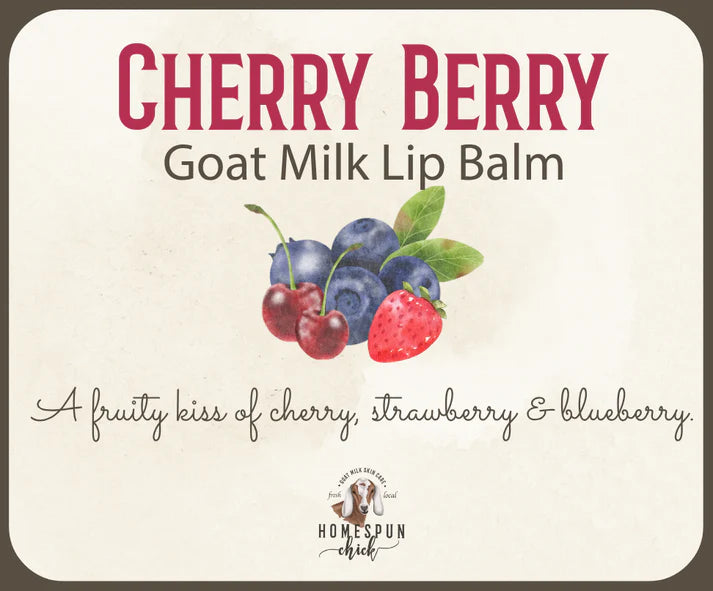 HomeSpun Chick Goat Milk Lip Balm - .15 oz Tube