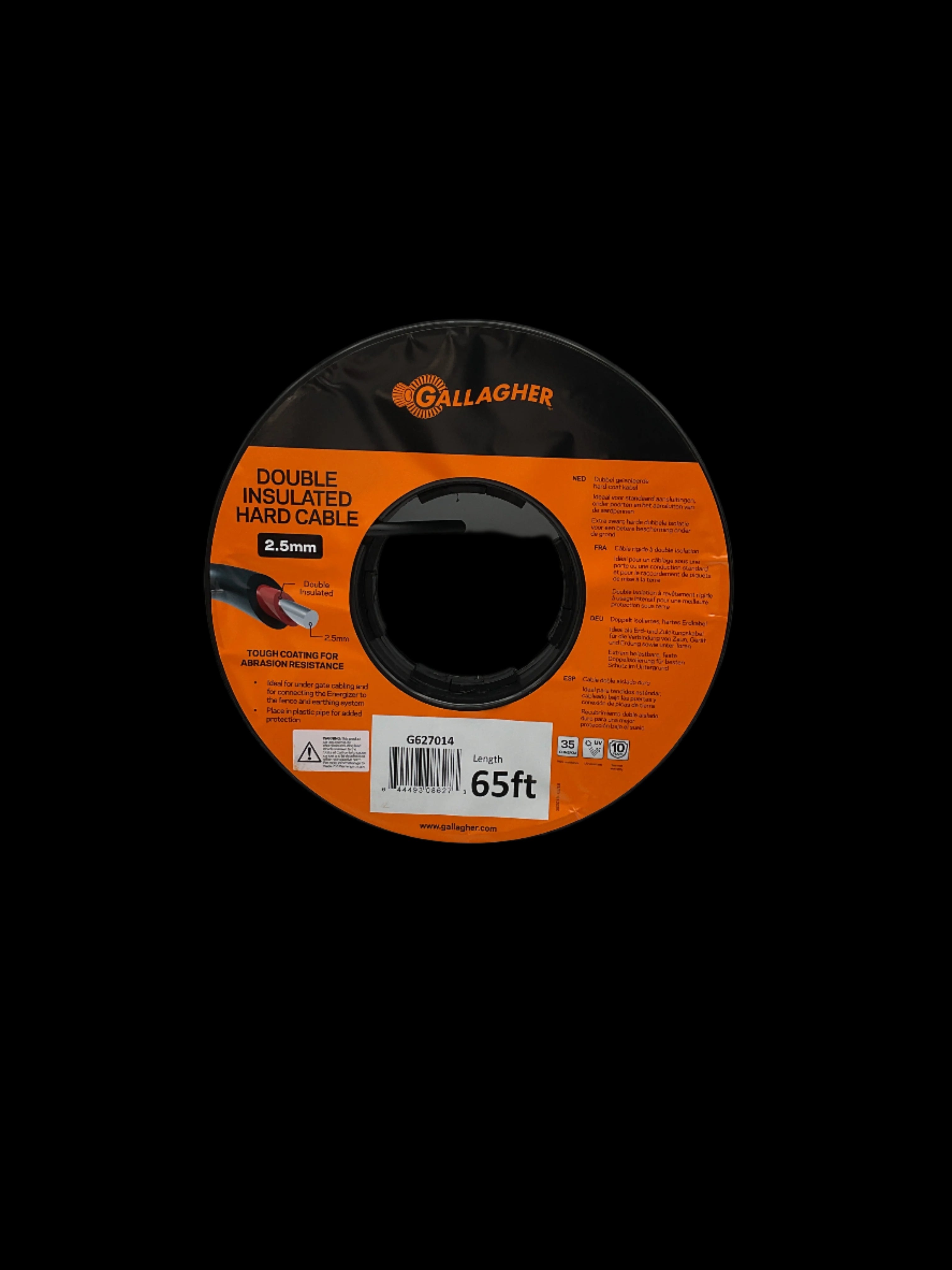 Gallagher HD Underground Cable - 65' - 12.5 ga - G627014