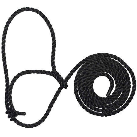 Sullivan Rope Halter - All Black