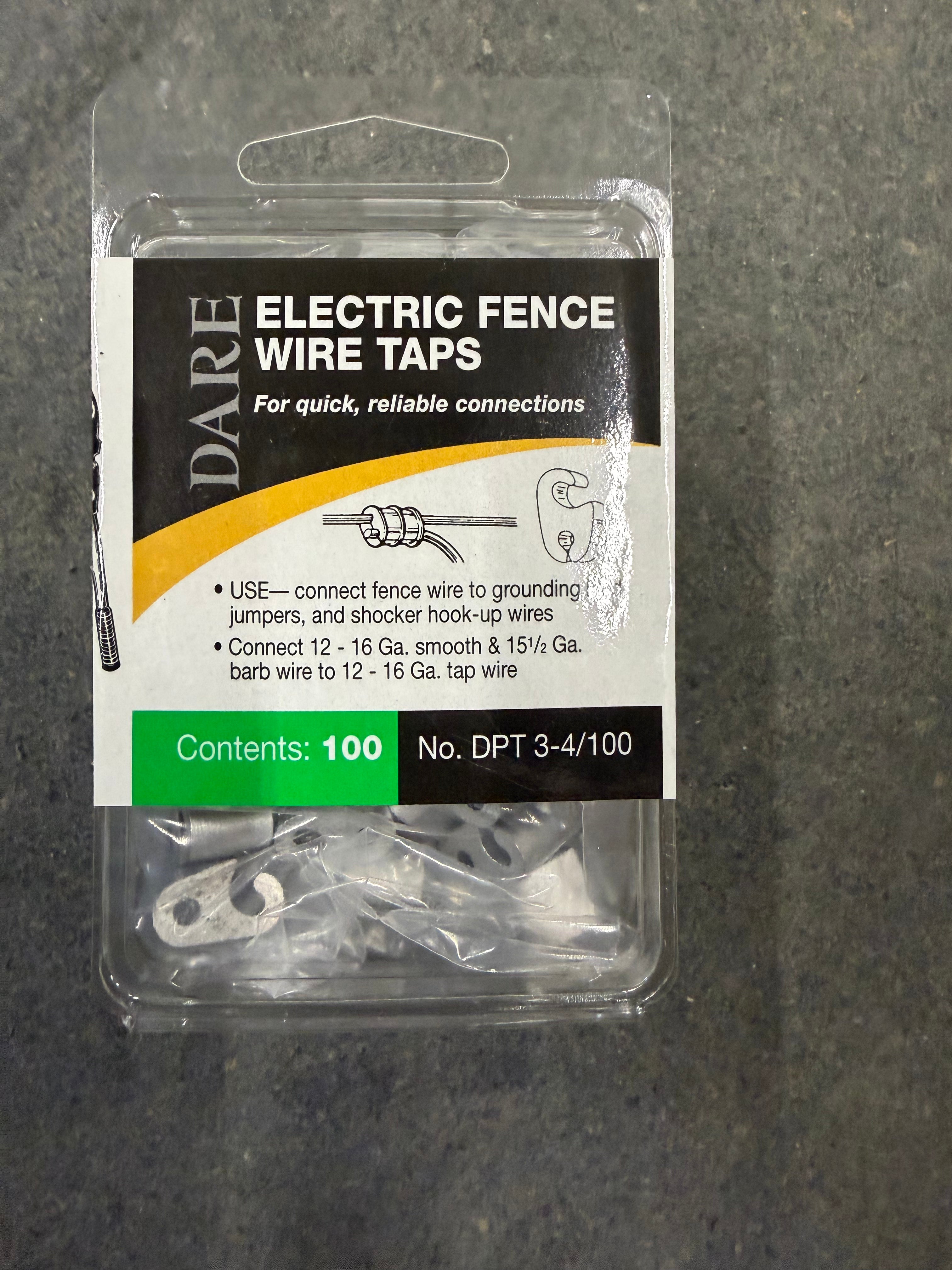 DARE Electric Fence Wire Taps - DPT 3-4/100