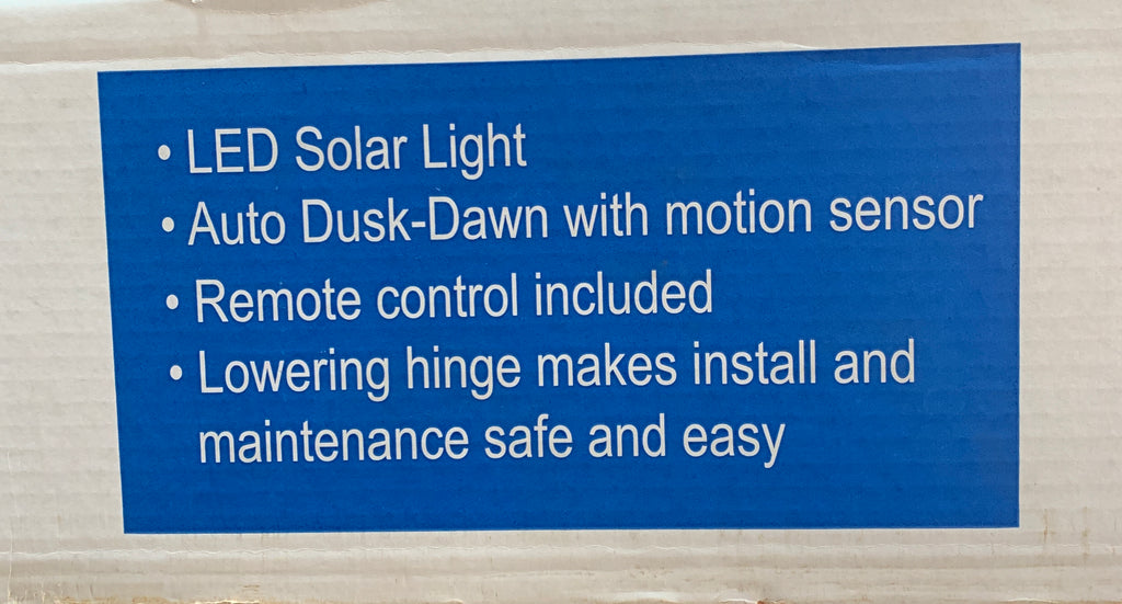 Ranch Hand 500 W Fence Mount Solar Light